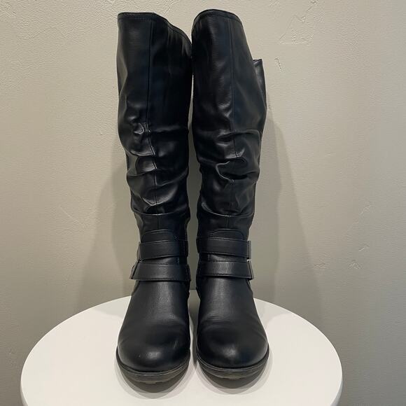 Baretraps Partay Riding Boot Wide Calf in Black - Size: 7.5 W - Picture 6 of 8